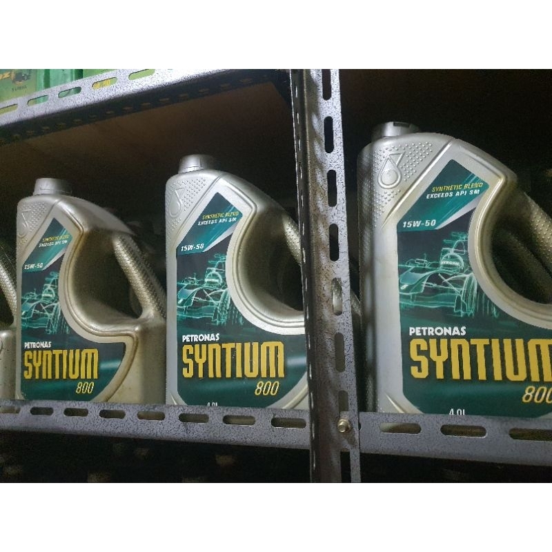 CUCI GUDANG Oli Mesin Petronas Syntium 800 15W-50 SM/CF (4 Liter)
