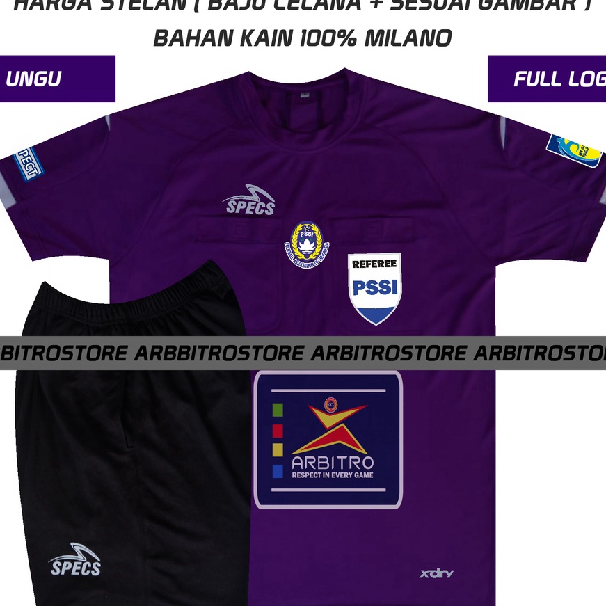 Terbatas BAJU WASIT SPECS BRI LA 1 222  STELAN FULL LOGO BAJU 4 LOGO  CELANA