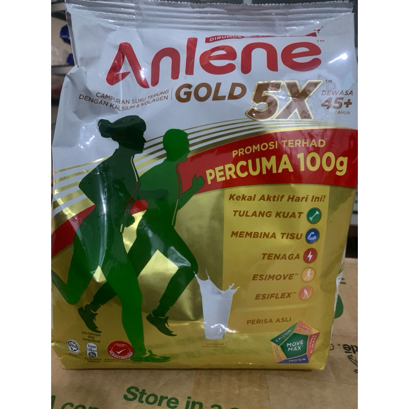 

Anlene Gold 5 x (1 Kg + percuma100 Gram)