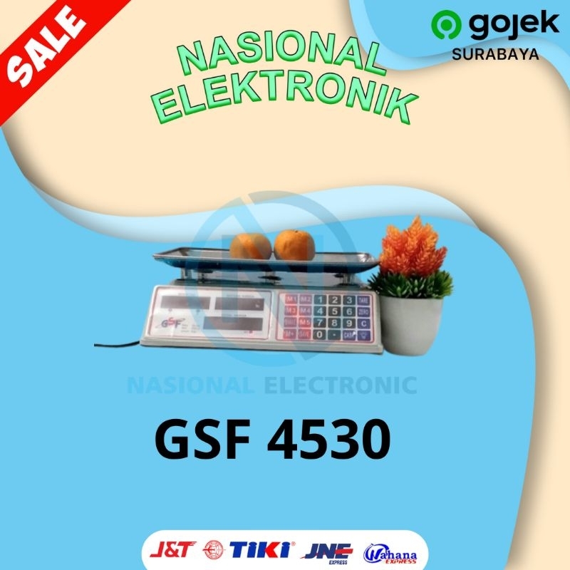 TIMBANGAN DIGITAL 30KG MERK GSF 4530 / TIMBANGAN BUAH TIMBANGAN DIGITAL SERBAGUNA GSF 30 KG TIMBANGA