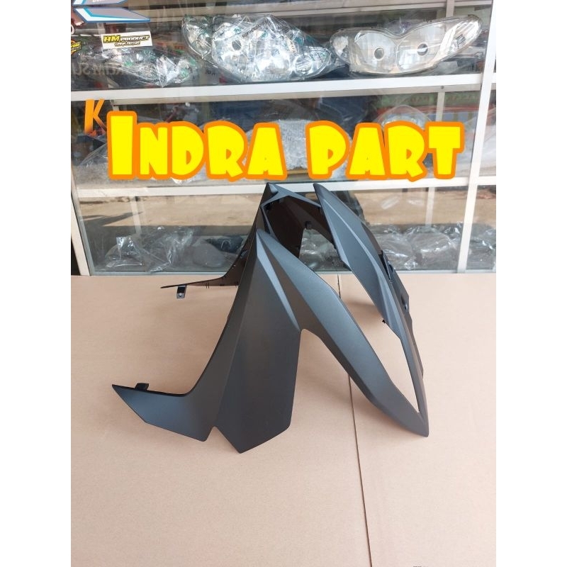 tameng body depan honda beat street LED K1A 2020 2022 hitam doff