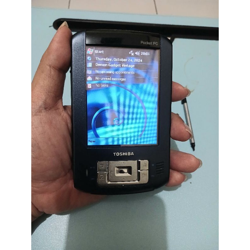 PDA Windows Mobile 2003/ 2004 Toshiba E400 Pocket PC Jadul Antik RARE/ Langkah Mulus Normal Tinggal 