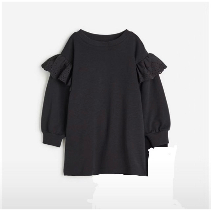 Atasan/tunic katbol hitam h&m