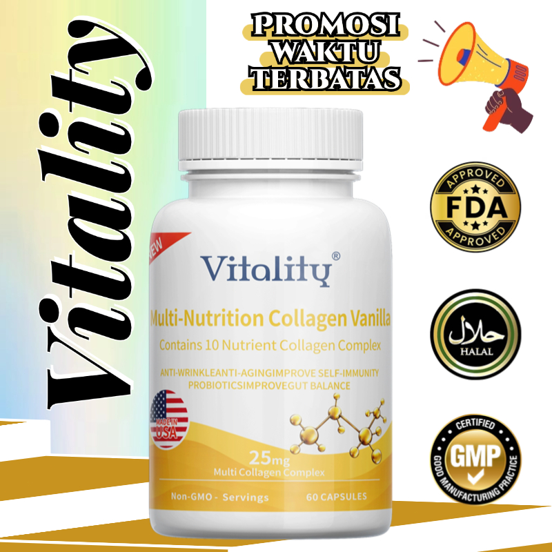 Mengisi Ulang Kolagen, Membangkitkan Kulit Awet Muda Terhidrasi, Rambut Sehat Berkilau, Kuku Kuat, K