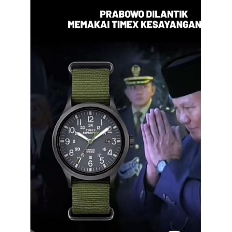 ORI 100% TIMEX Expedition Scout TW4B04700 *STOCK READY* Jam Tangan PRESIDEN PRABOWO WARRANTY BUKTI O