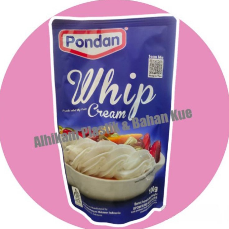 

Paket Laris PONDAN WHIP CREAM WHIPPY 1gr