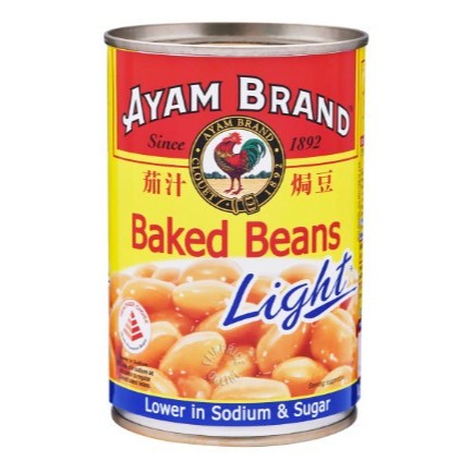 

Baked Beans Light Ayam Brand - 425 Gram 12 barang berhasil terjual