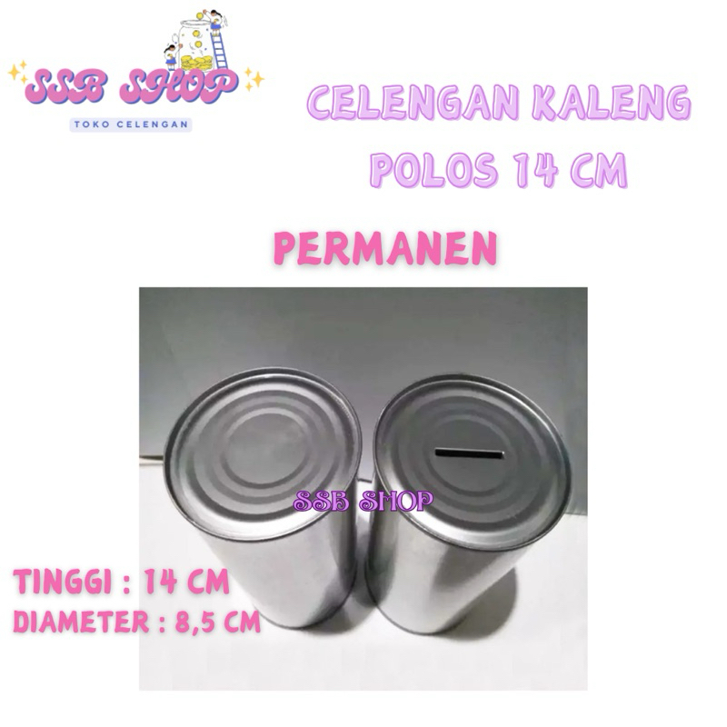 Celengan Kaleng Permanen Tabungan Permanen Celengan Murah Celengan Permanen
