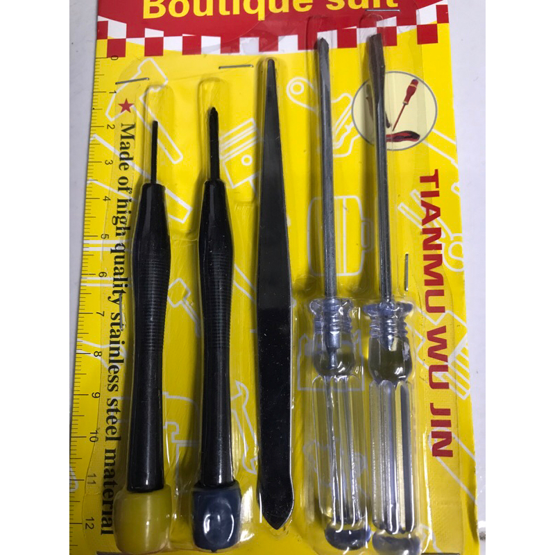 obeng kecil set obeng plus obeng min