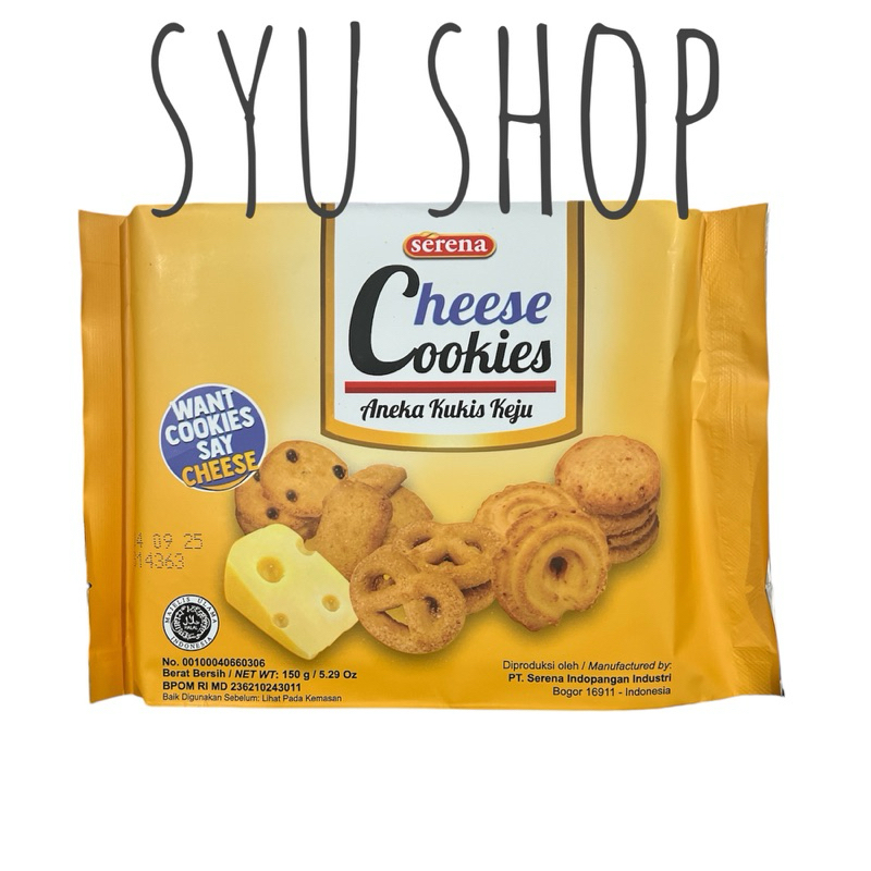

Serena cheese cookie 150gr