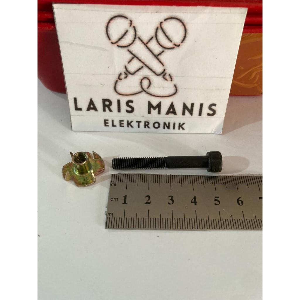 Baut Speaker Mur Cakar dan Baut L Tanam Panjang 5 CM