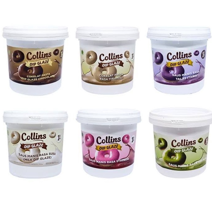

Produk Terbaik Collins Dip Glaze REPACK 25gr ALL VARIAN