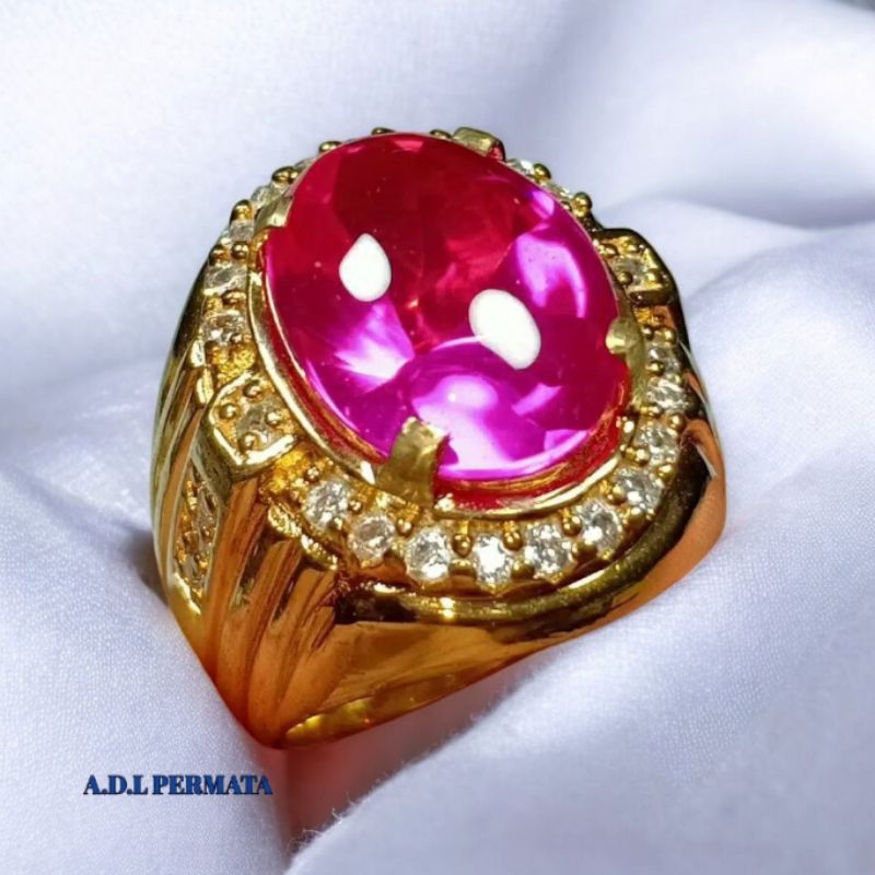 CINCIN BATU MERAH SIAM ROSE BANGOK ASLI