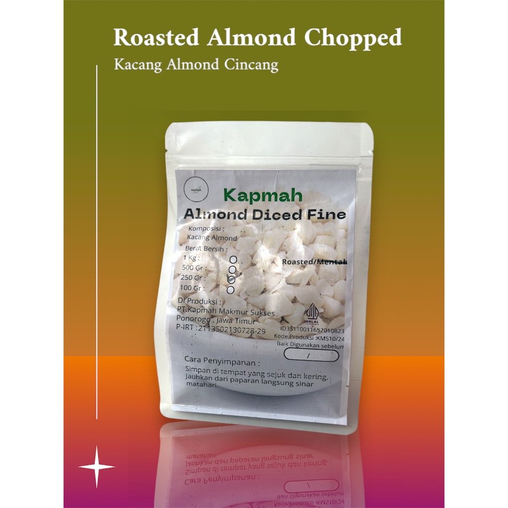 

Almond Chopped 250kg/Almond Cincang kotak