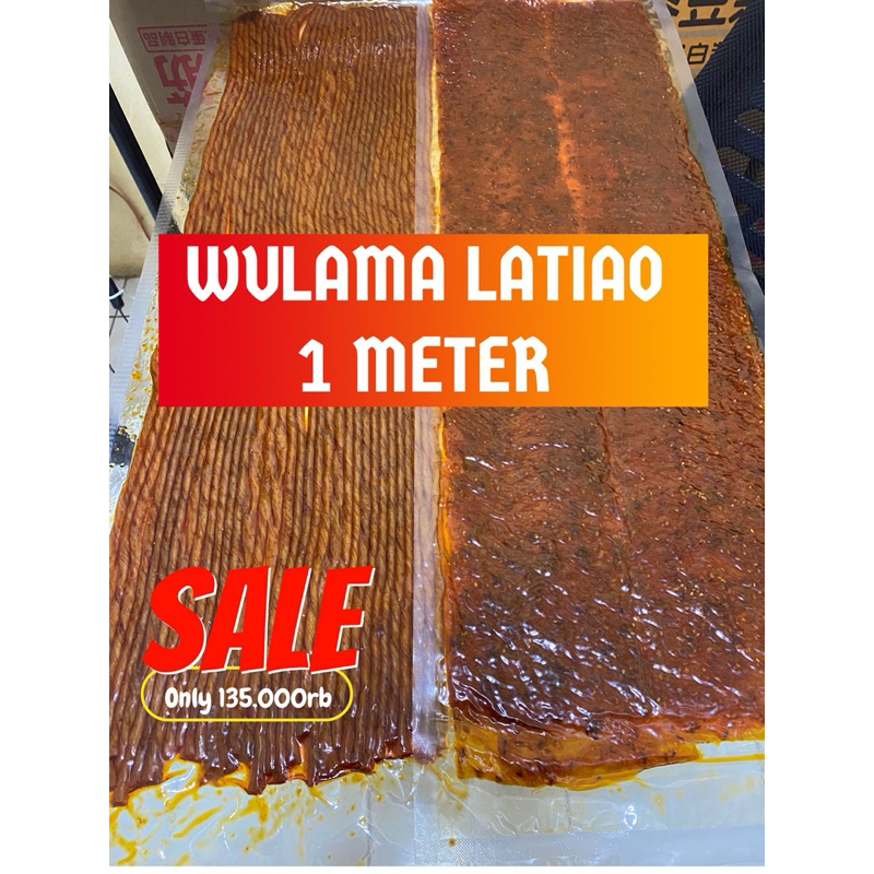 

HALAL Wulama Latiao Ukuran 1 Meter Pedas Food Makanan