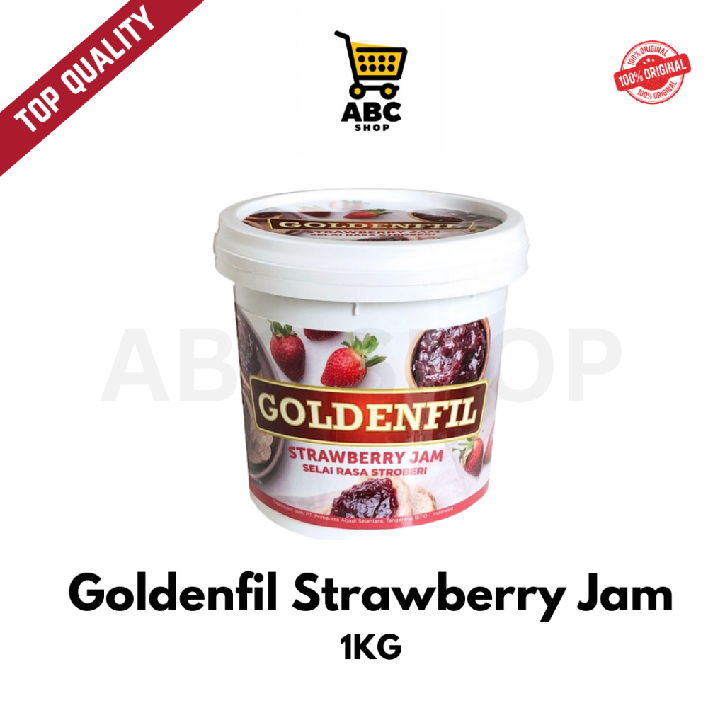 

Goldenfil Strawberry Jam / Selai Stroberi Goldenfil 1KG