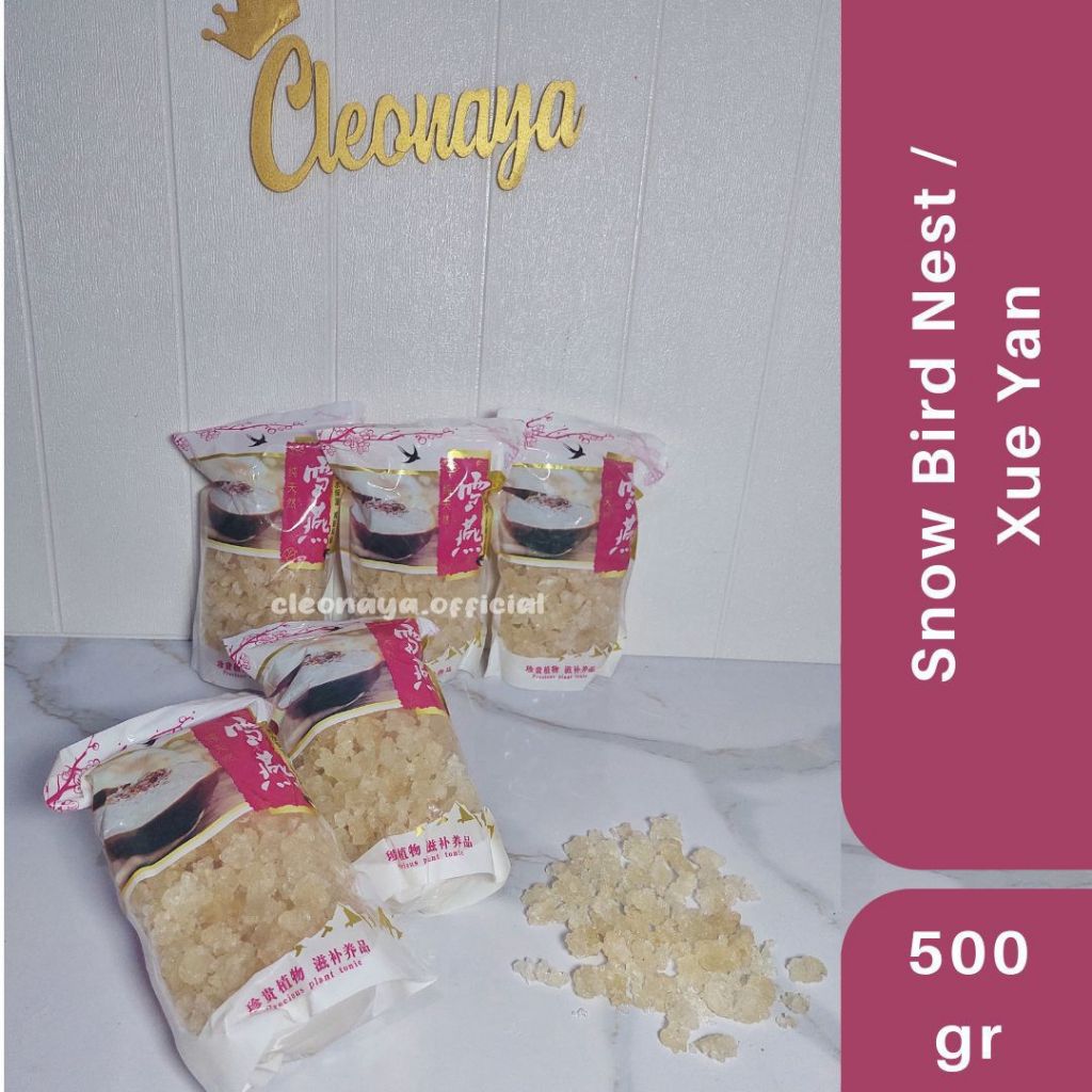 

Snow Bird Nest 500 Gram Super Bersih (Premium) Kualitas Terbaik