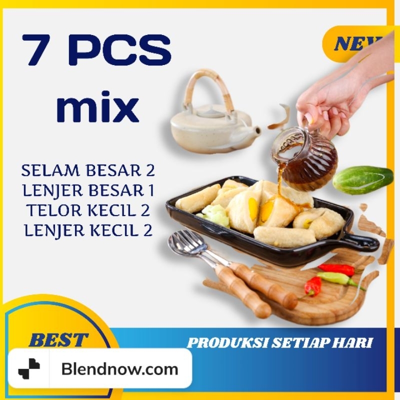 

pempek kapal selam mix 7pcs tenggiri