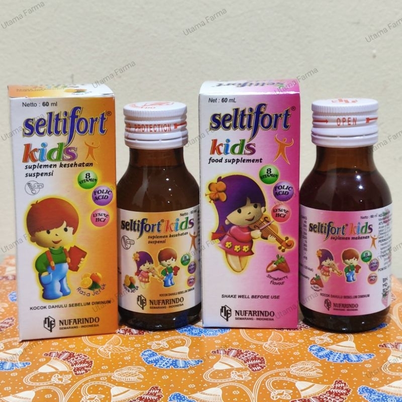 SELTIFORT KIDS | MULTIVITAMIN ANAK | DHA | ASAM FOLAT |