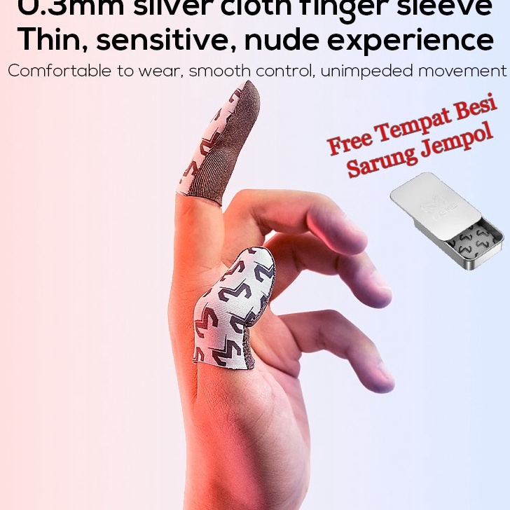Memo FS4 Finger Sleeve Sarung Jempol Gaming Elastis
