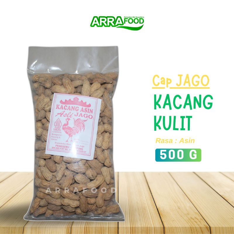 

Kacang Kulit Cap Jago Asli Renyah Gurih