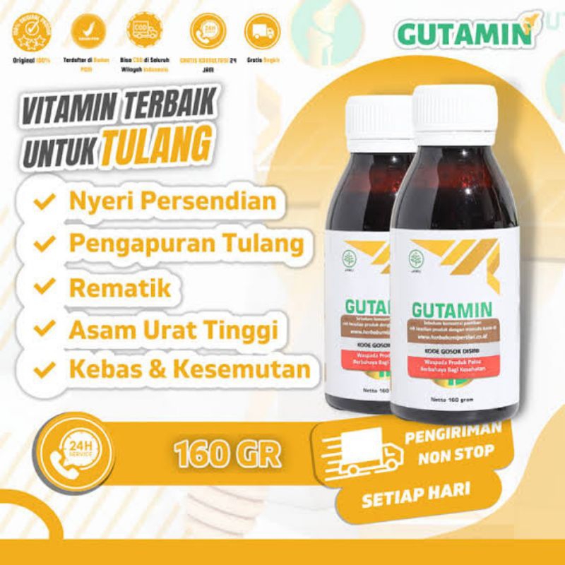 

madu gutamin obat nyeri sendi asam urat kolestrol rematik kebas kesemutan pengapuran tulang sakit pinggang 100% original sudah BPOM