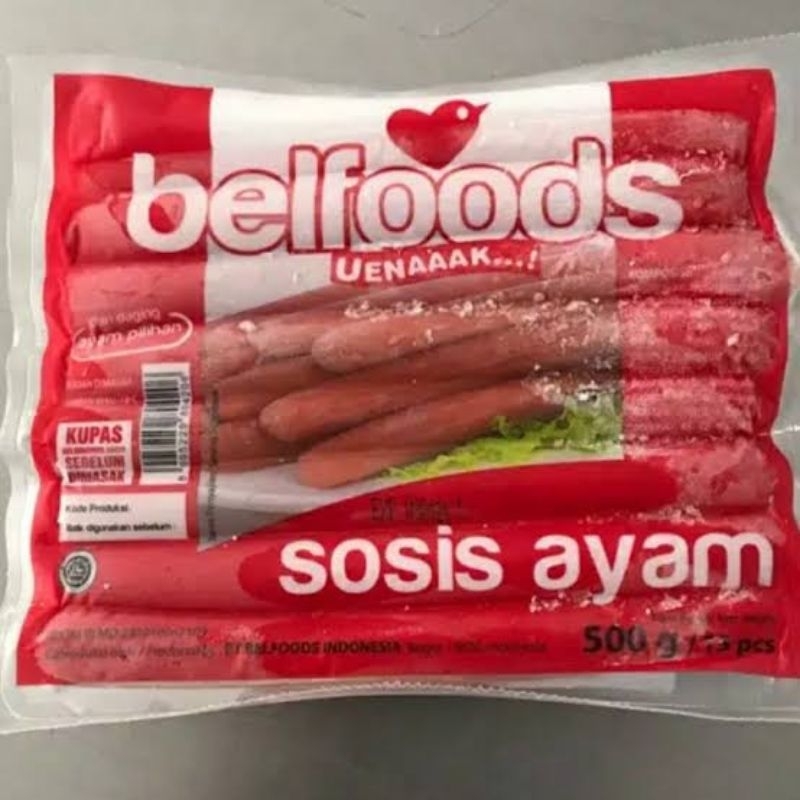 

BELLFOODS SOSIS AYAM ISI 15 PCS || 500 GRAM || SOSIS AYAM