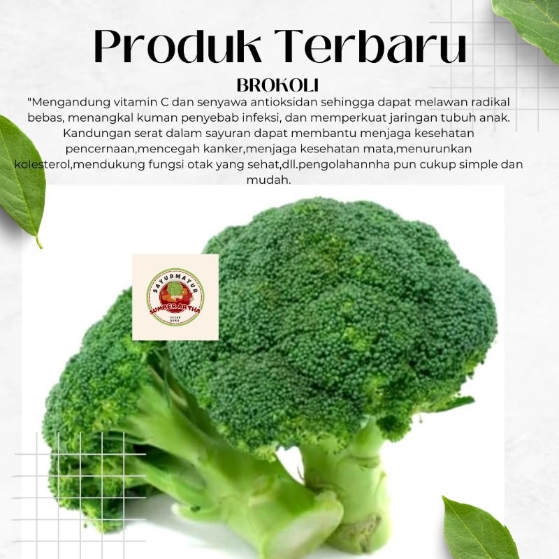 

Sayur Fresh 250gr Brokoli bagus segar murah fast delivery