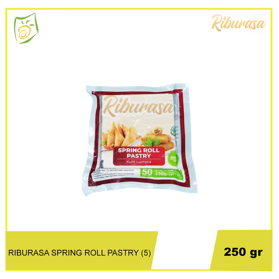 

RIBURASA Spring Roll Pastry 5" - Kulit Lumpia Serbaguna