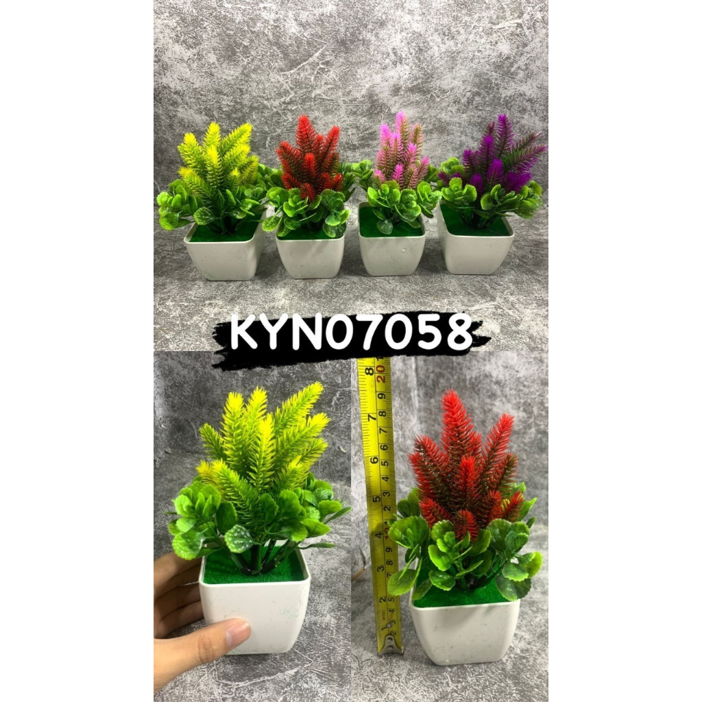 Pot Bunga Kecil Bunga Hiasan Ruang Tamu Bunga Palsu Aesthetic