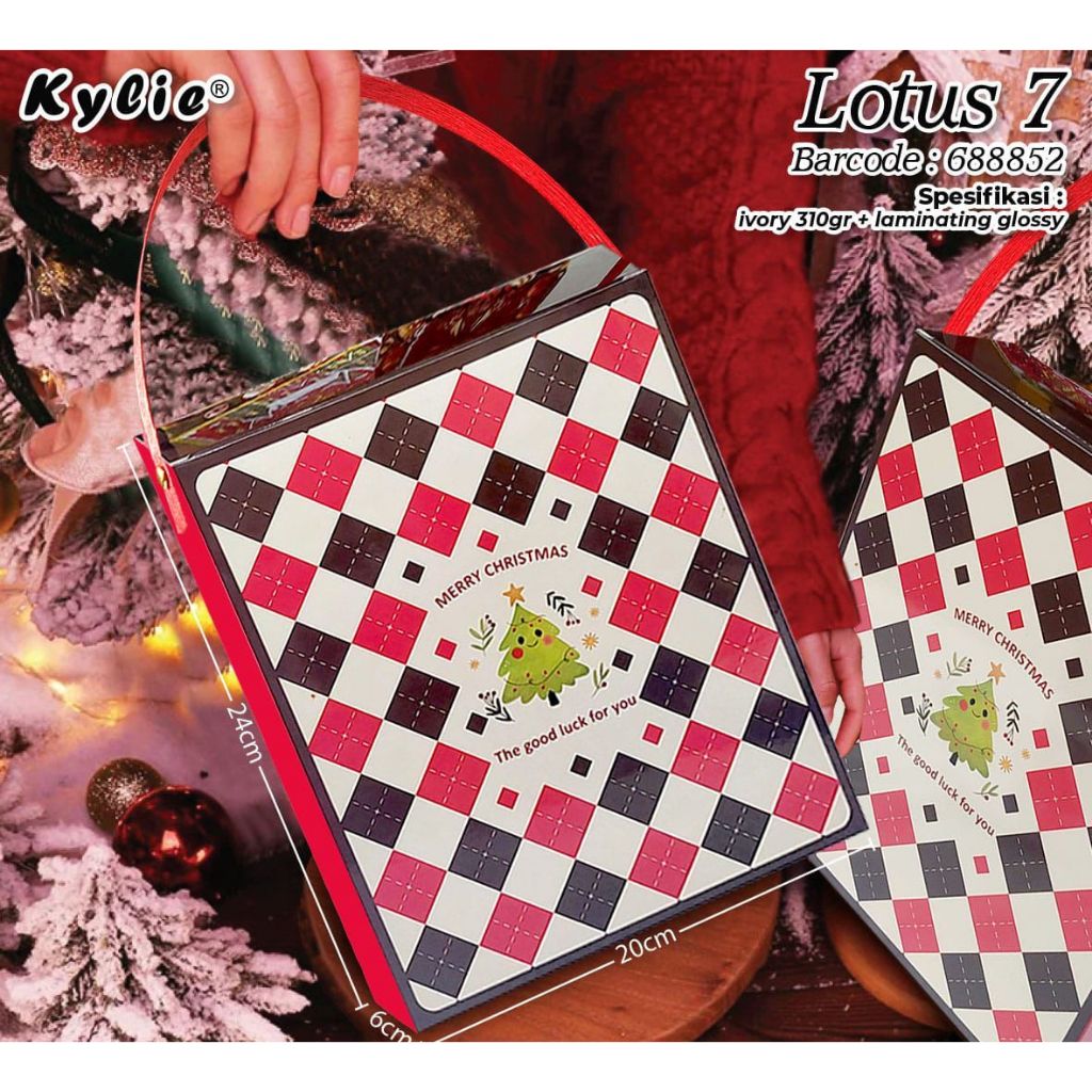 

Dus Box Natal 20x6x24cm Christmas Hampers Gift