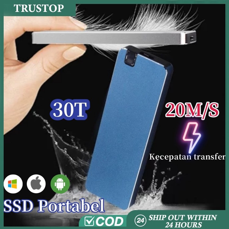 HT Portable SSD hardisk eksternal SSD  2TB/8TB/16TB USB 3.1 Type-c SSD external  ssd laptop PC ssd p