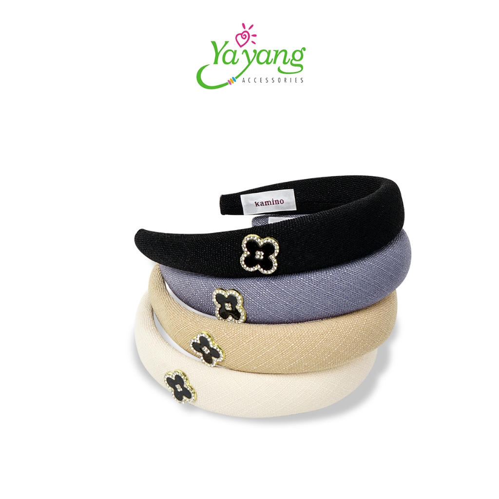 Yayang Bando Bandana Wanita Korea Permata Flower - Aksesoris Fashion Rambut Wanita - NAN3211