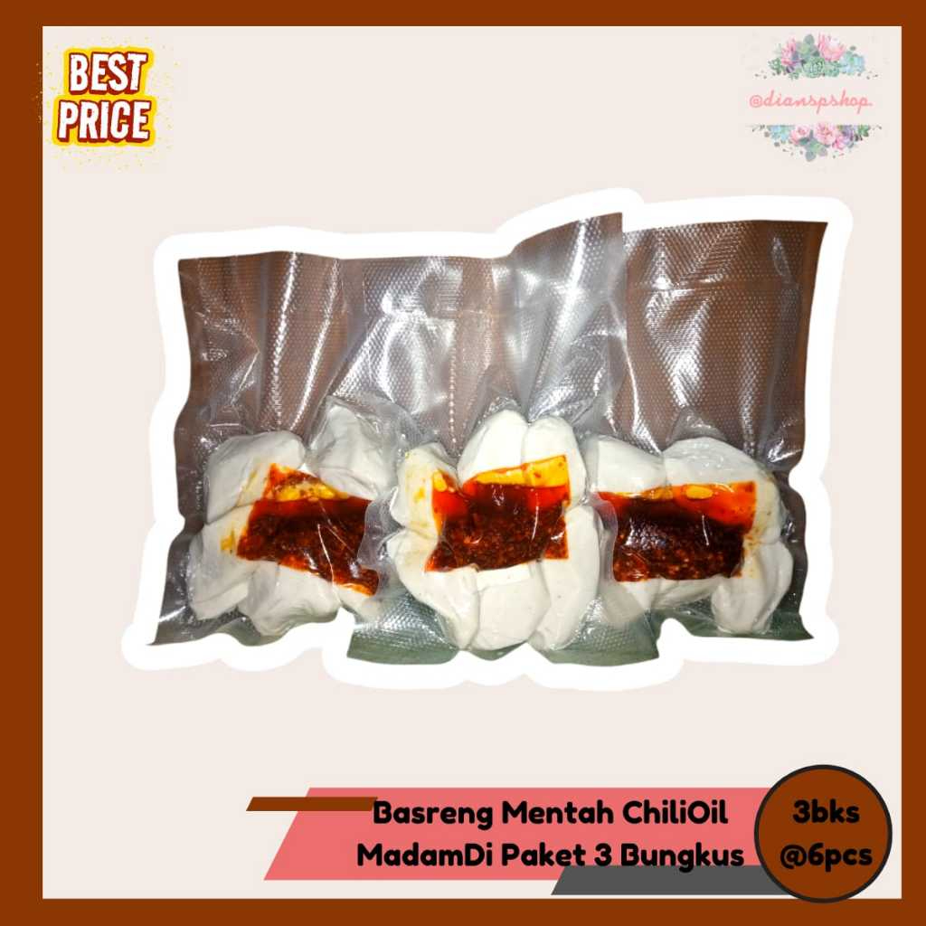 

Basreng Mentah Chilli Oil MadamDi Paket 3bungkus