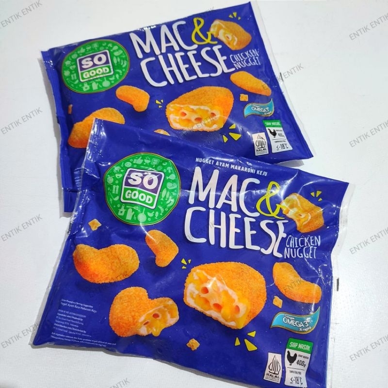 

So Good Mac & Cheese Chicken Nugget Sogood 400gr