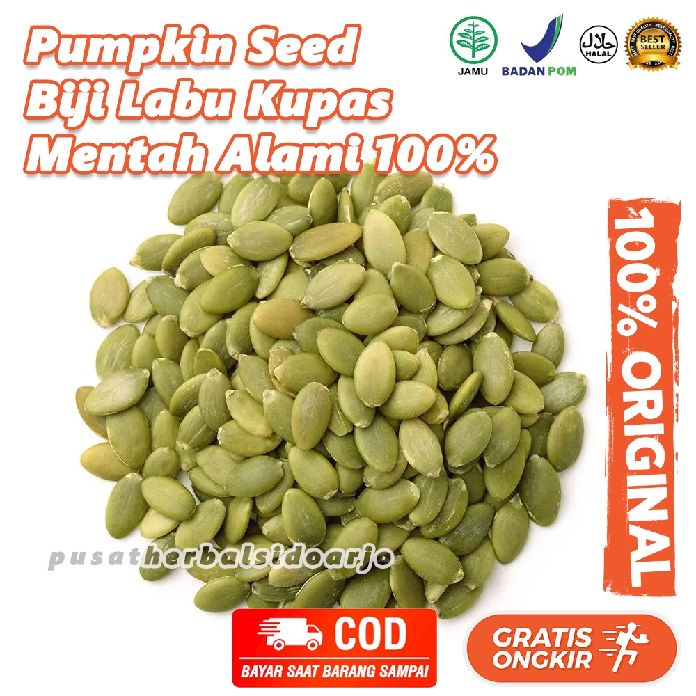 

Biji Labu Kupas Mentah Pumpkin Seed Raw Natural