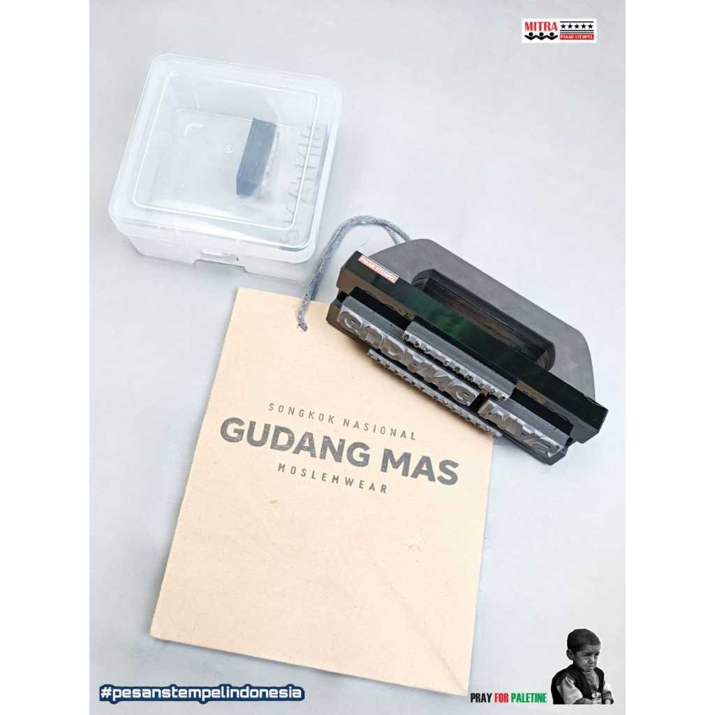 

Stempel bongkar pasang media kardus Custom