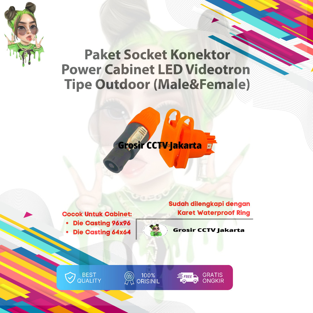 Maximus Paket Socket Soket Konektor Outdoor Power Cabinet Kabinet Videotron