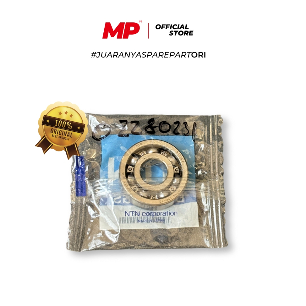 Laher Bearing 6201 C3 NTN Original | Laker Klaher Roda Depan RS Supra X 125 Lama Batman Karisma Beat