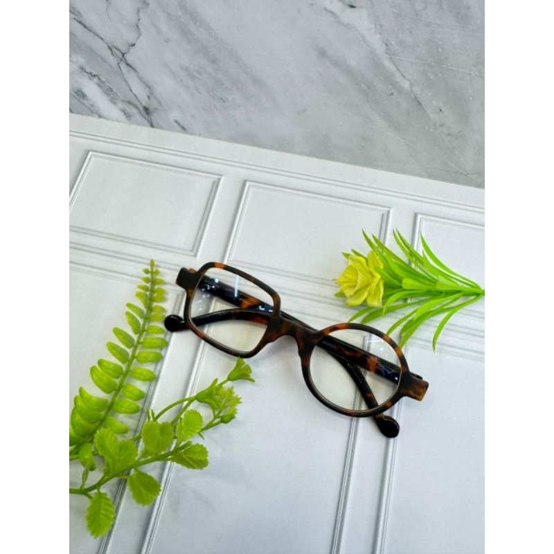 kacamata antik photocromic bulet kotak