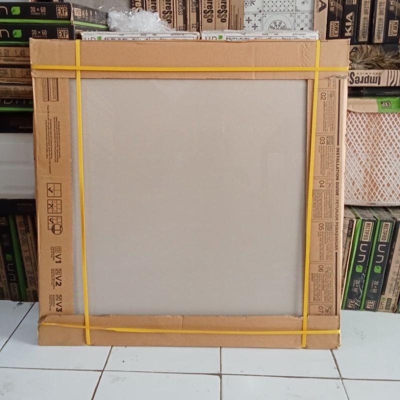 Granite lantai 80x80 Cream polos / Topaz / Indogress