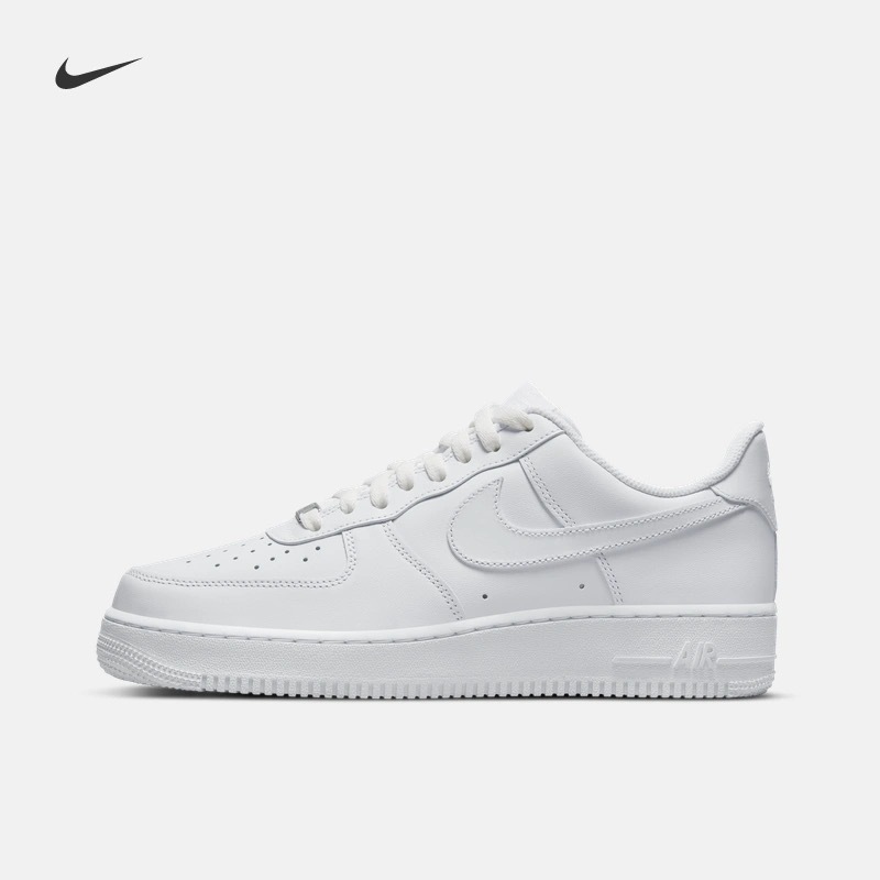 SEPATU SNEAKERS NIKE121_AIR FORCE ONE FULL PUTIH SEPATU PRIA WANITA FREE BOX