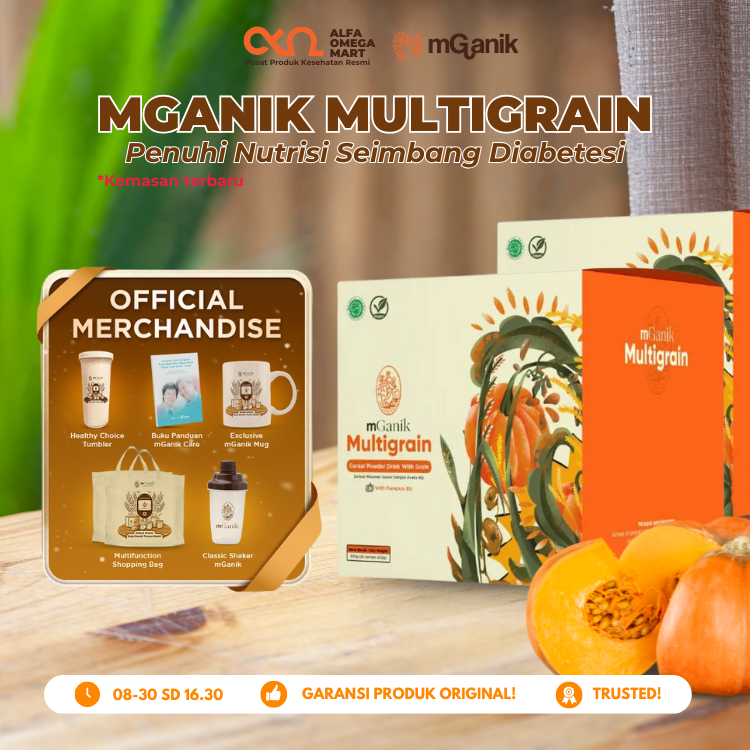 

Mganik Multigrain 500gr - Isi 20 Sachet