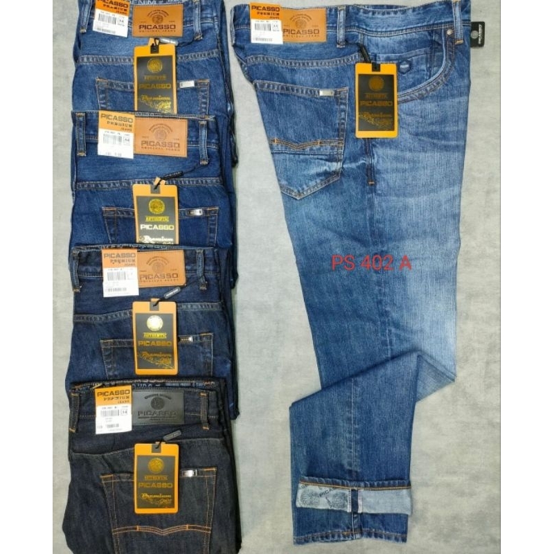 celana jeans pria / celana jeans picasso original / celana reguler / l picasso original pria