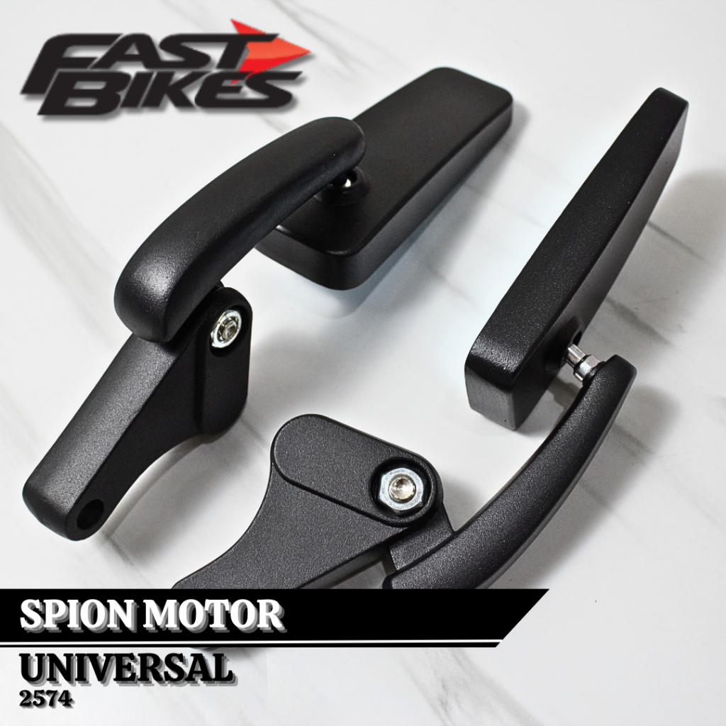 NEW Spion Motor Lipat Fastbikes Kaca Spion Kotak Spion Motor Pendek Universal Motor Beat Mio Vario