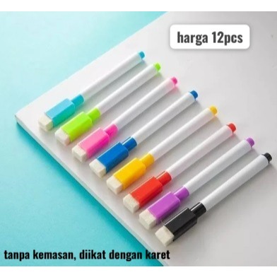 

SPIDOL WIPE AND CLEAN /SPIDOL WHITEBOARD 2 IN 1 [12PCS]