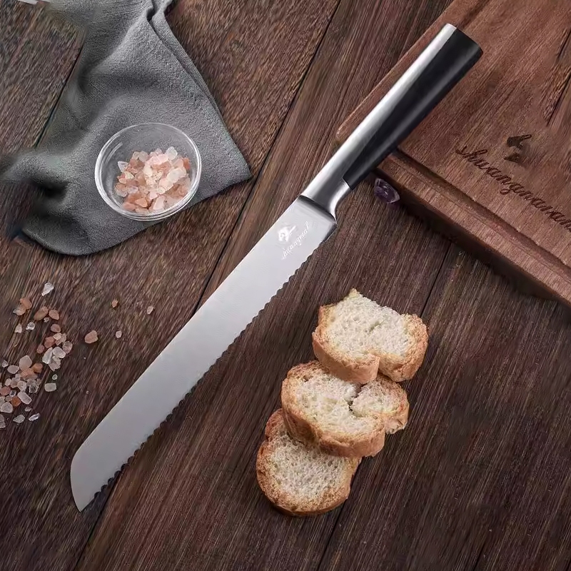 Best Sale Matougui Set Pisau Dapur 7 Pcs Pisau Roti Pisau Daging Pisau Tulang Pisau Buah Stainless