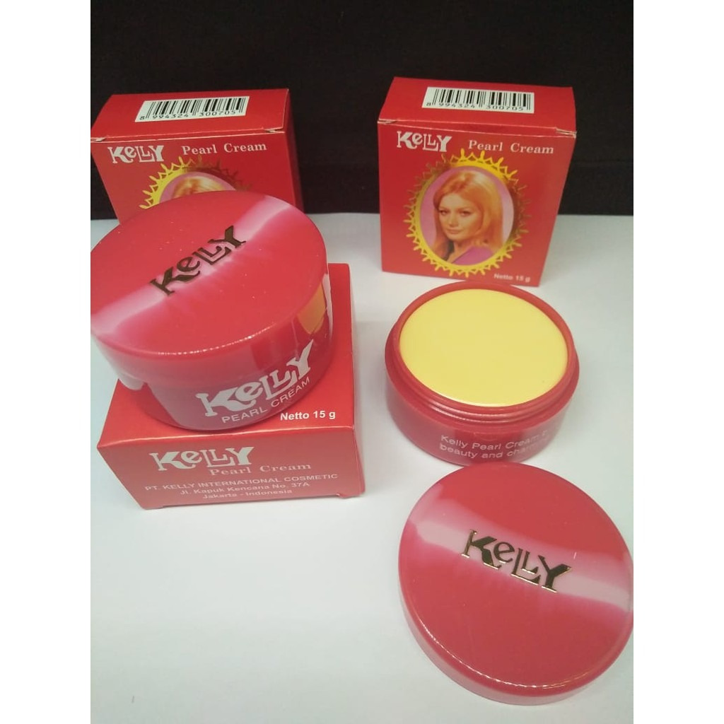 KELY CREAM PEMUTIH KELLY PEARL CREAM BESAR 15GR BPOM