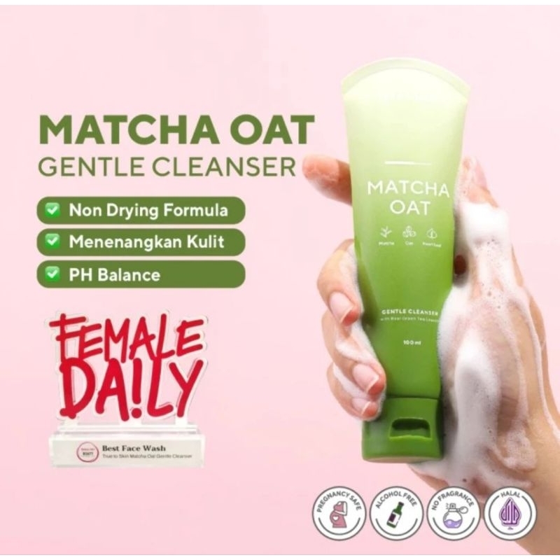 TRUE TO SKIN MATCHA OAT GENTLE CLEANSER