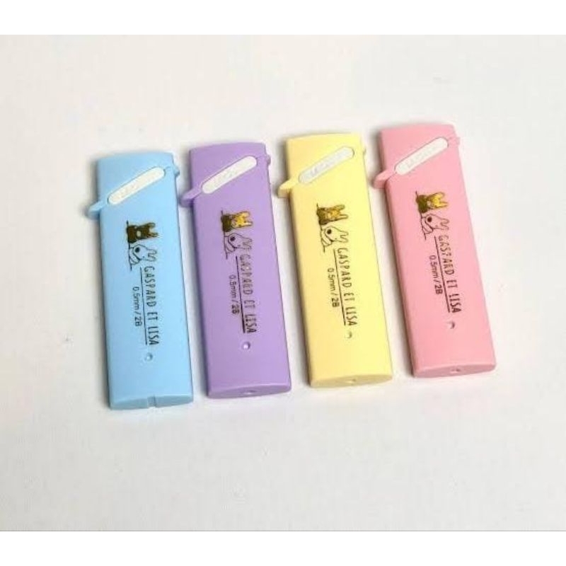 

REFILL PENCIL MECHANIC M&G GASPARD ET LISA / ISI PENSIL MEKANIK 2B Tip 0.5 mm QSL37471 PASTEL COLOR